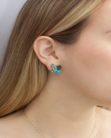 Pendientes Topacios Oro 18K