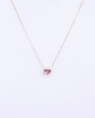 Collar + Dije Turmalina Rosa Collar + Dije Turmalina Rosa