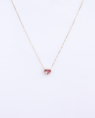 Collar + Dije Turmalina Rosa Collar + Dije Turmalina Rosa