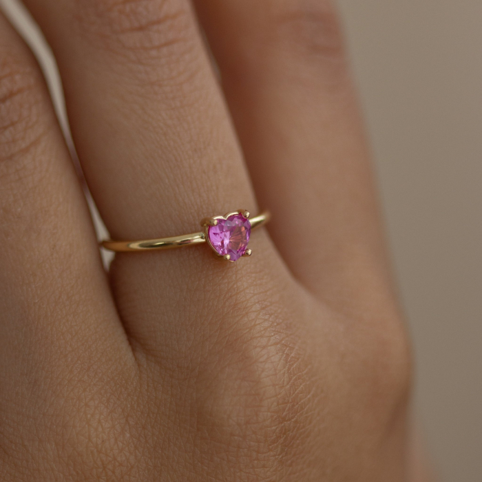 Anillo + Turmalina Rosa