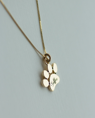 Collar + dije Huella Oro 18K Collar + dije Huella Oro 18K