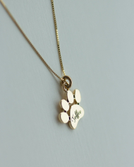 Collar + dije Huella Oro 18K Collar + dije Huella Oro 18K