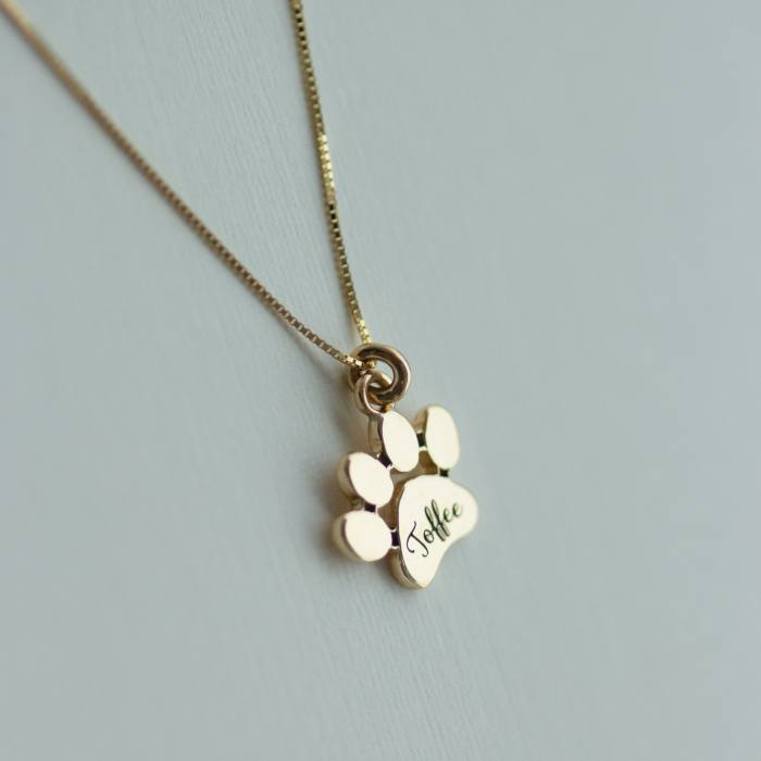 Collar + dije Huella Oro 18K Collar + dije Huella Oro 18K