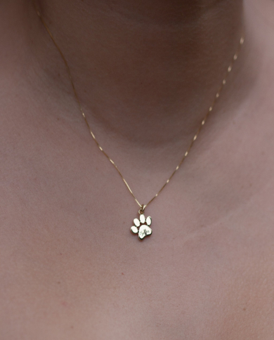 Collar + dije Huella Oro 18K Collar + dije Huella Oro 18K