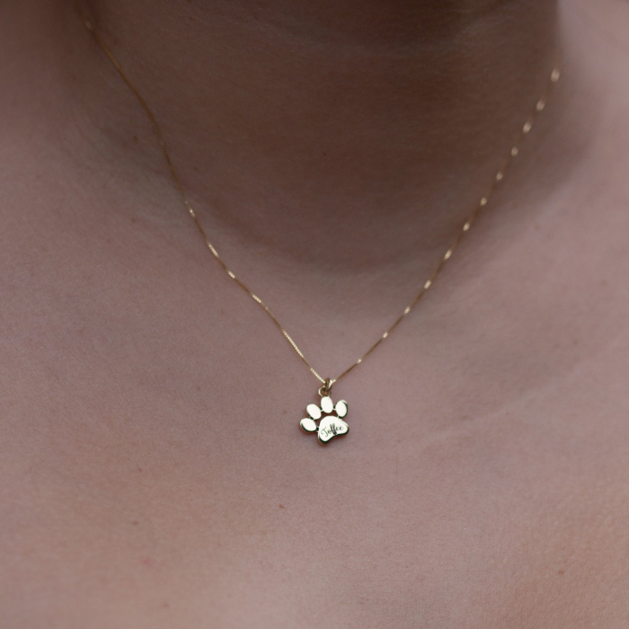 Collar + dije Huella Oro 18K Collar + dije Huella Oro 18K