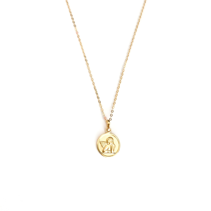 Collar + dije Angel Oro 18K Collar + dije Angel Oro 18K