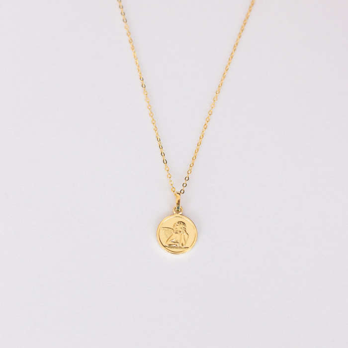 Collar + dije Angel Oro 18K Collar + dije Angel Oro 18K
