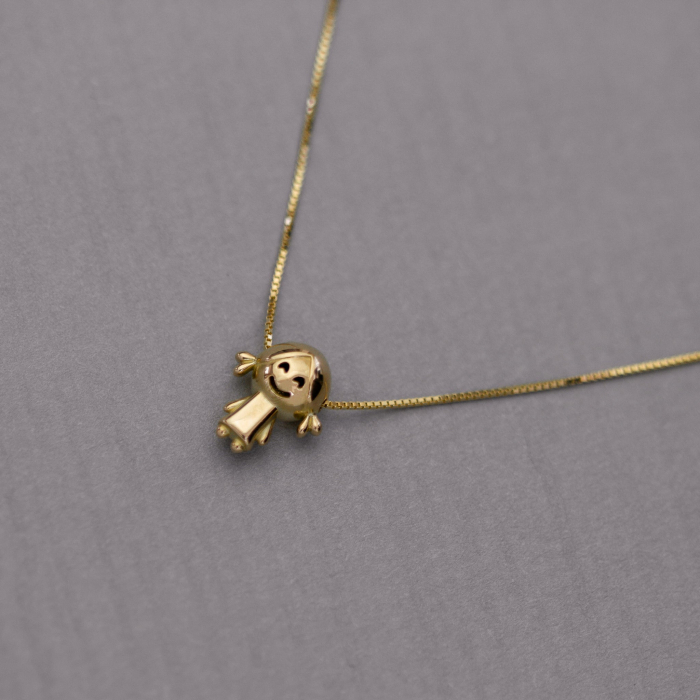 Collar Mãe Un Dije Niña Collar Mãe Un Dije Niña
