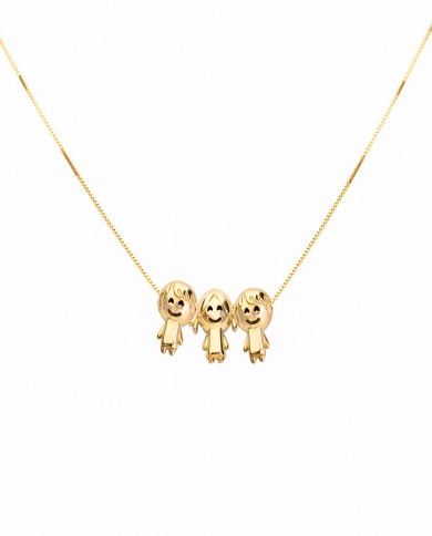 Collar Mãe Tres Dijes Collar Mãe Tres Dijes