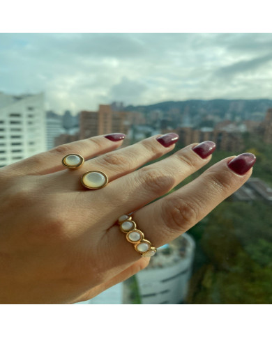 Anillo Amare Duo Ring Nacar Anillo Amare Duo Ring Nacar