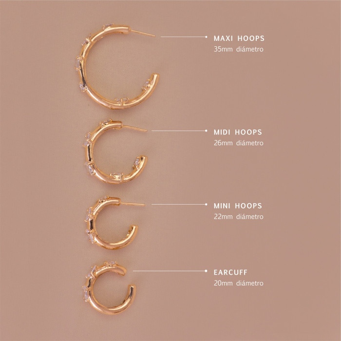 TD Maxi Hoops Cristal TD Maxi Hoops Cristal