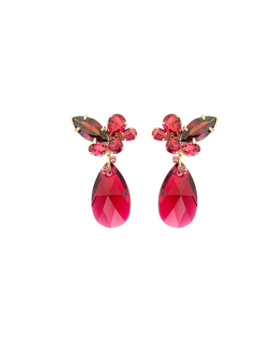 Pendientes Ethel Fucsia Pendientes Ethel Fucsia