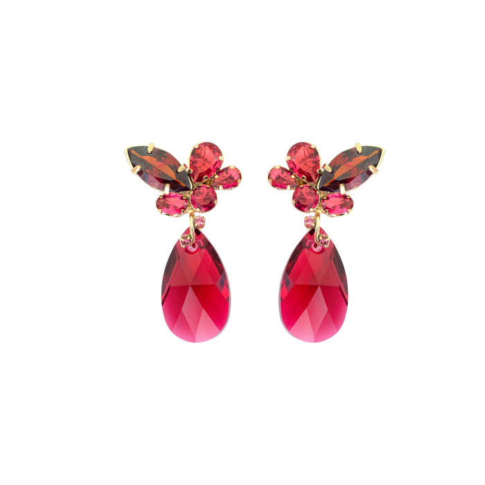 Pendientes Ethel Fucsia