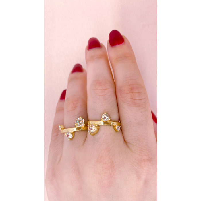 Anillo Hilari Shine Champagne Anillo Hilari Shine Champagne