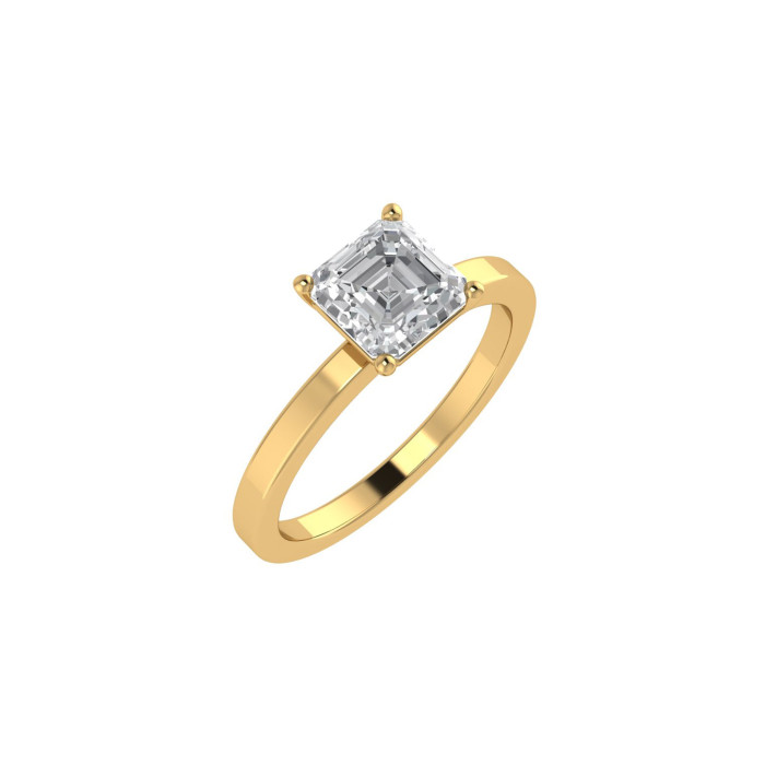 Asscher engagement ring Asscher engagement ring