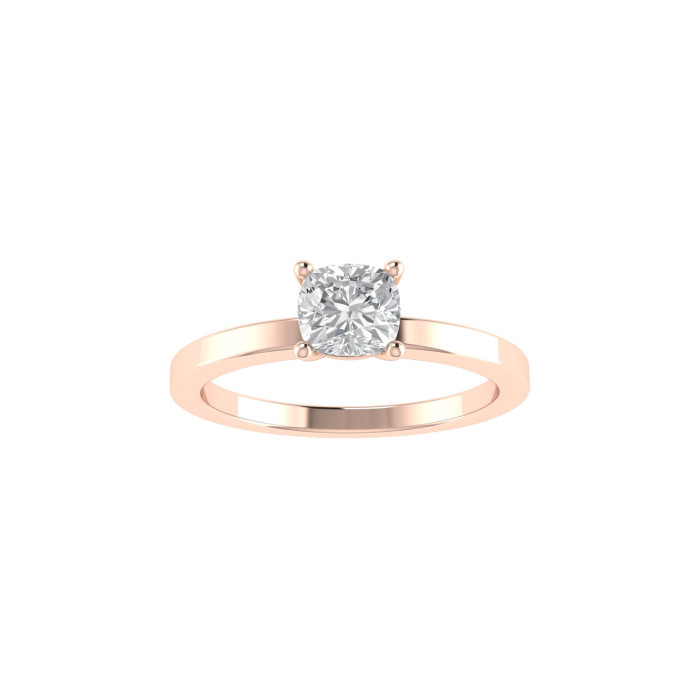 Cushion engagement ring 5mm