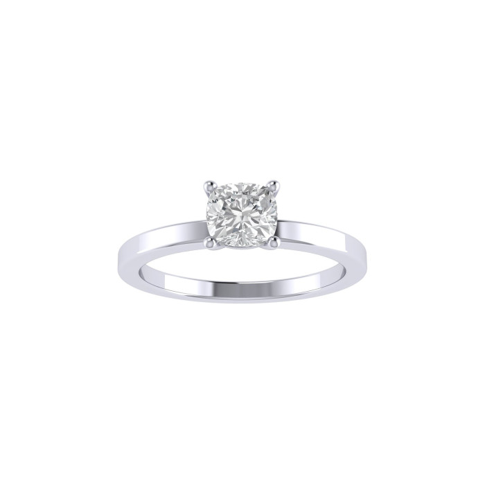 Cushion engagement ring 5mm