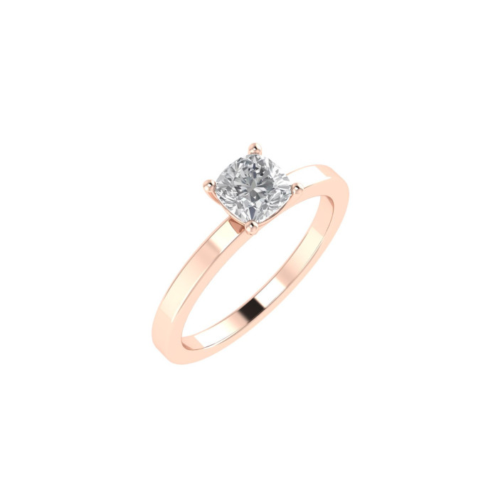 Cushion engagement ring 5mm