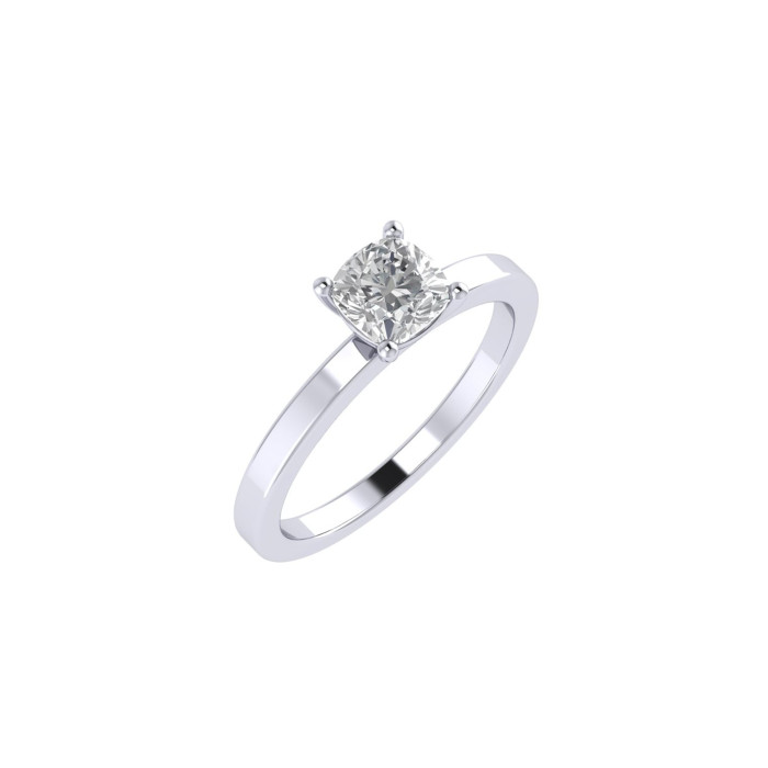 Cushion engagement ring 5mm