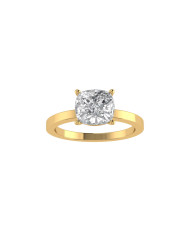 Cushion engagement ring 7.1mm