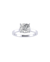 Cushion engagement ring 7.1mm