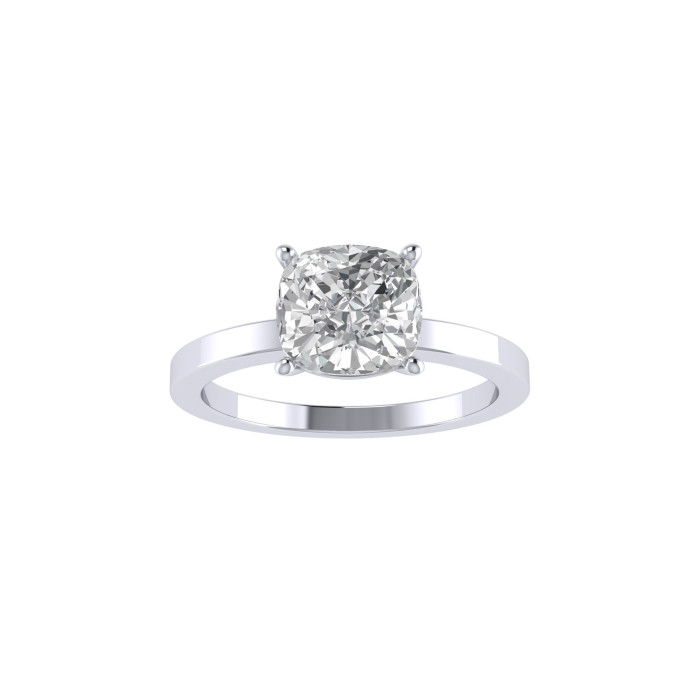 Cushion engagement ring 7.1mm
