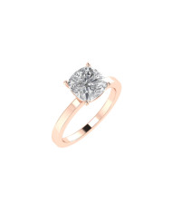 Cushion engagement ring 7.1mm
