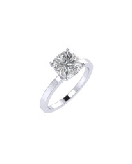 Cushion engagement ring 7.1mm