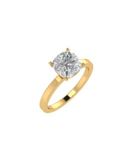 Cushion engagement ring 7.1mm