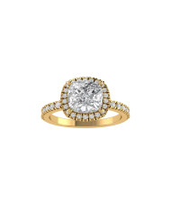 Asscher French engagement ring Asscher French engagement ring