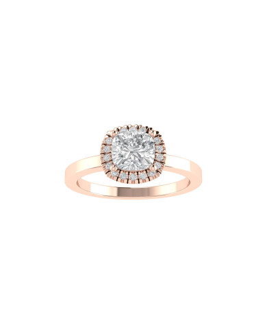 Cushion Halo engagement ring 5.6mm Cushion Halo engagement ring 5.6mm