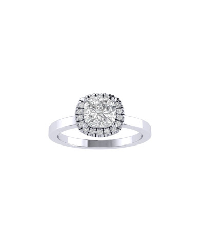 Cushion Halo engagement ring 5.6mm Cushion Halo engagement ring 5.6mm