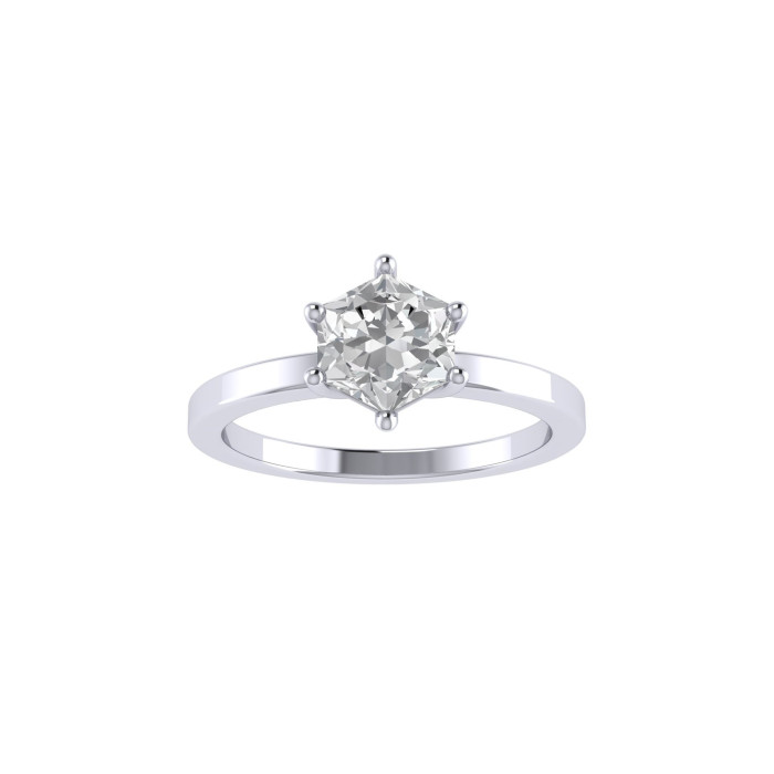 Hexagon engagement ring Hexagon engagement ring