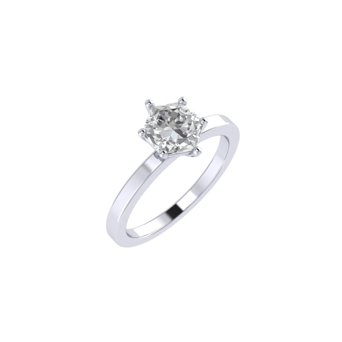 Hexagon engagement ring Hexagon engagement ring