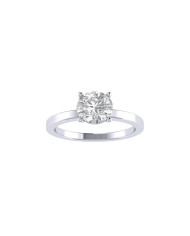 Round engagement ring 6.5mm