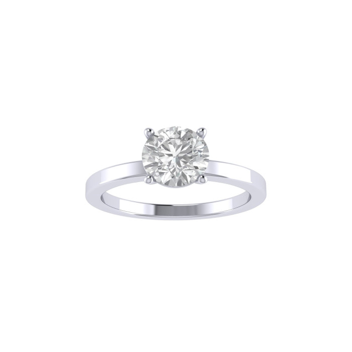 Round engagement ring 6.5mm