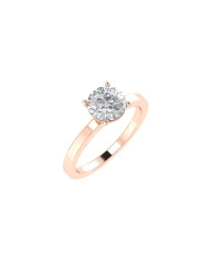 Round engagement ring 6.5mm