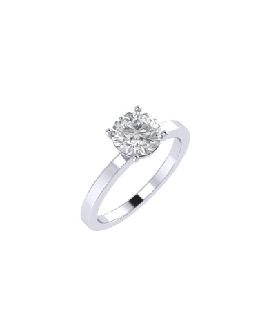 Round engagement ring 6.5mm