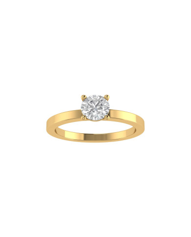 Round engagement ring 5.1mm