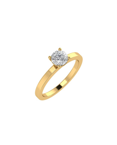 Round engagement ring 5.1mm