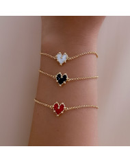 Pulsera Corazóa Mini Blanco Pulsera Corazóa Mini Blanco