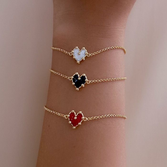 Pulsera Corazóa Mini Blanco Pulsera Corazóa Mini Blanco