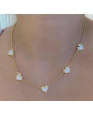 Collar Corazóa Mini Blanco Collar Corazóa Mini Blanco