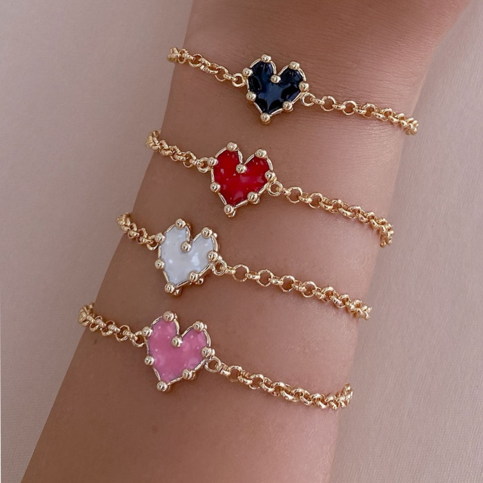 Pulsera Corazóa Midi Rosa Pulsera Corazóa Midi Rosa