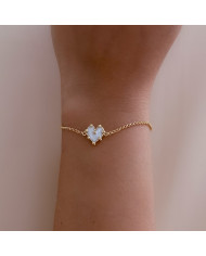 Pulsera Corazóa Midi Blanco Pulsera Corazóa Midi Blanco
