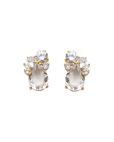Pendientes Jannie Crystal