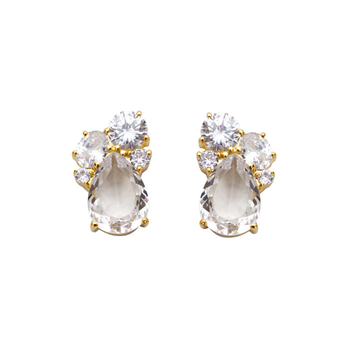 Pendientes Jannie Crystal