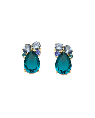 Pendientes Jannie Aqua A