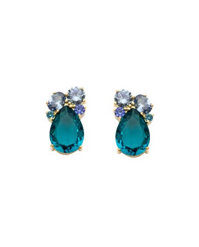Pendientes Jannie Aqua C