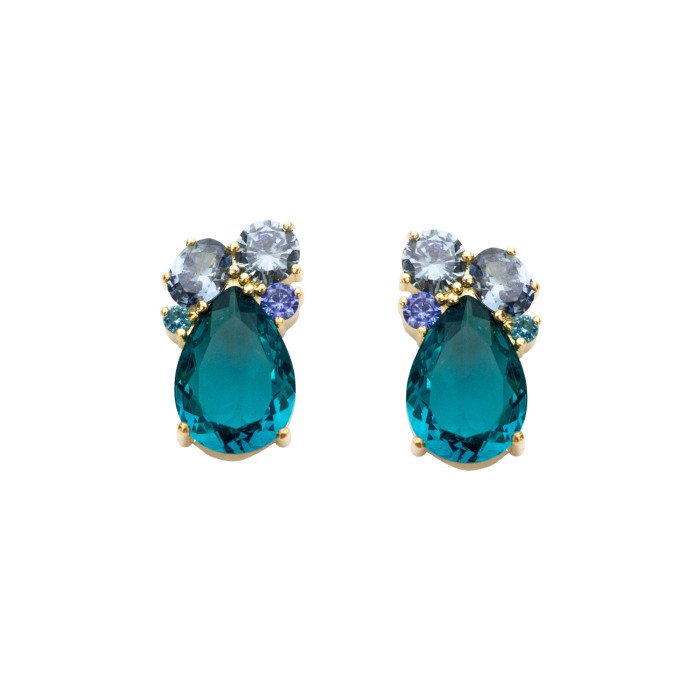 Pendientes Jannie Aqua C
